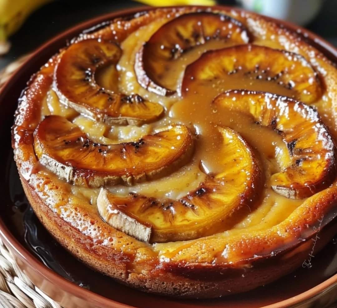 Gâteau aux Bananes et son Caramel