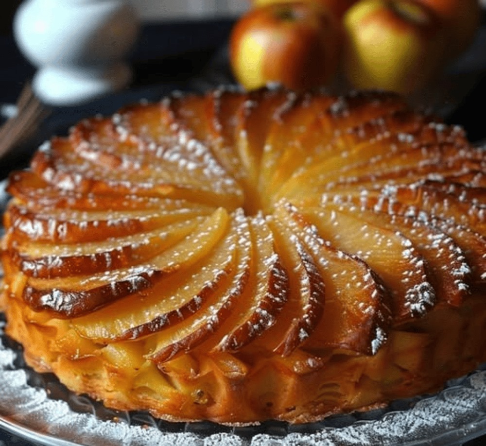 Fondant aux pommes mascarpone moelleux et doré