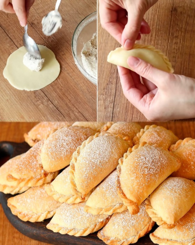 Disques de pâte à empanadas maison prêts à être garnis avec de la viande ou des légumes.