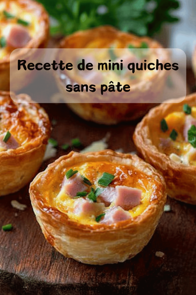 Mini quiches sans pâte aux légumes, tofu fumé, et fromage, servies sur une assiette accompagnée d’une salade verte.