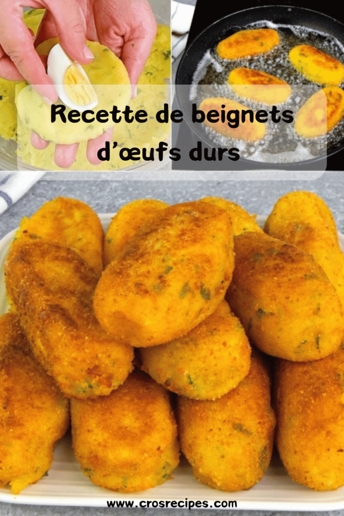 Beignets d'œufs durs dorés et croustillants prêts à être dégustés.