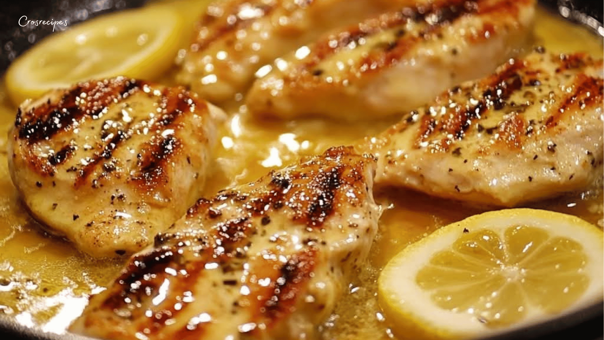 escalopes de poulet grillées à la sauce au citron, un plat léger et savoureux parfait pour un dîner équilibré.