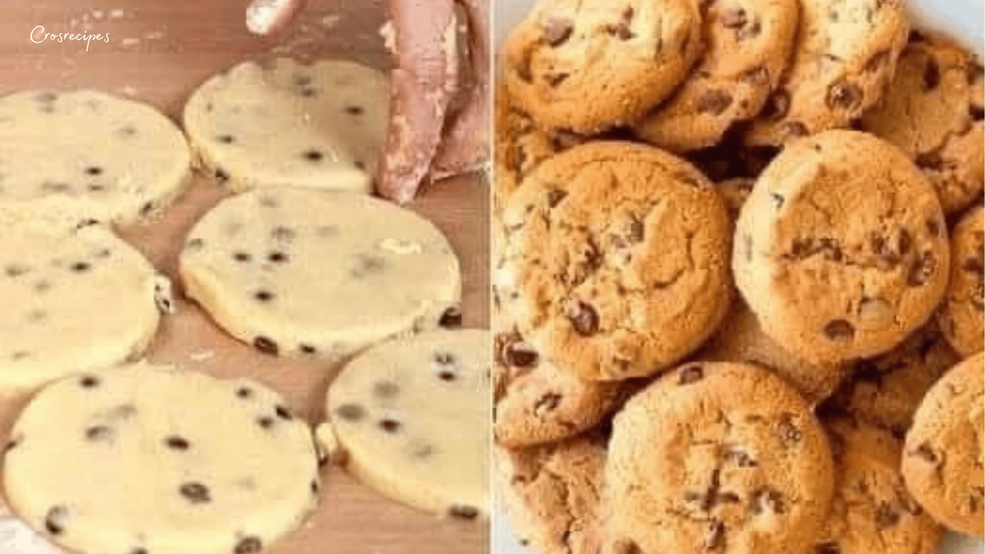 Biscuits aux pépites de chocolat dorés et croustillants, disposés sur une assiette avec des morceaux de chocolat autour.