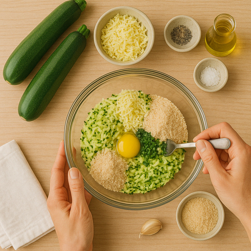 boulettes de courgettes au four