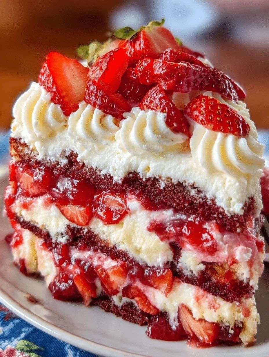 Gâteau aux fraises type fraisier avec génoise moelleuse, crème mascarpone lisse et fraises fraîches disposées en couronne, présenté sur un plat blanc élégant.