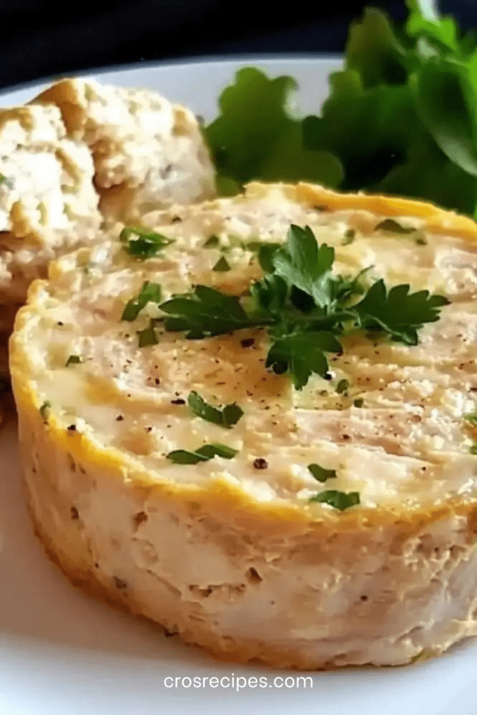 Flan au thon express dorés au four, texture moelleuse et fondante, servis chauds avec salade verte et herbes fraîches en décoration